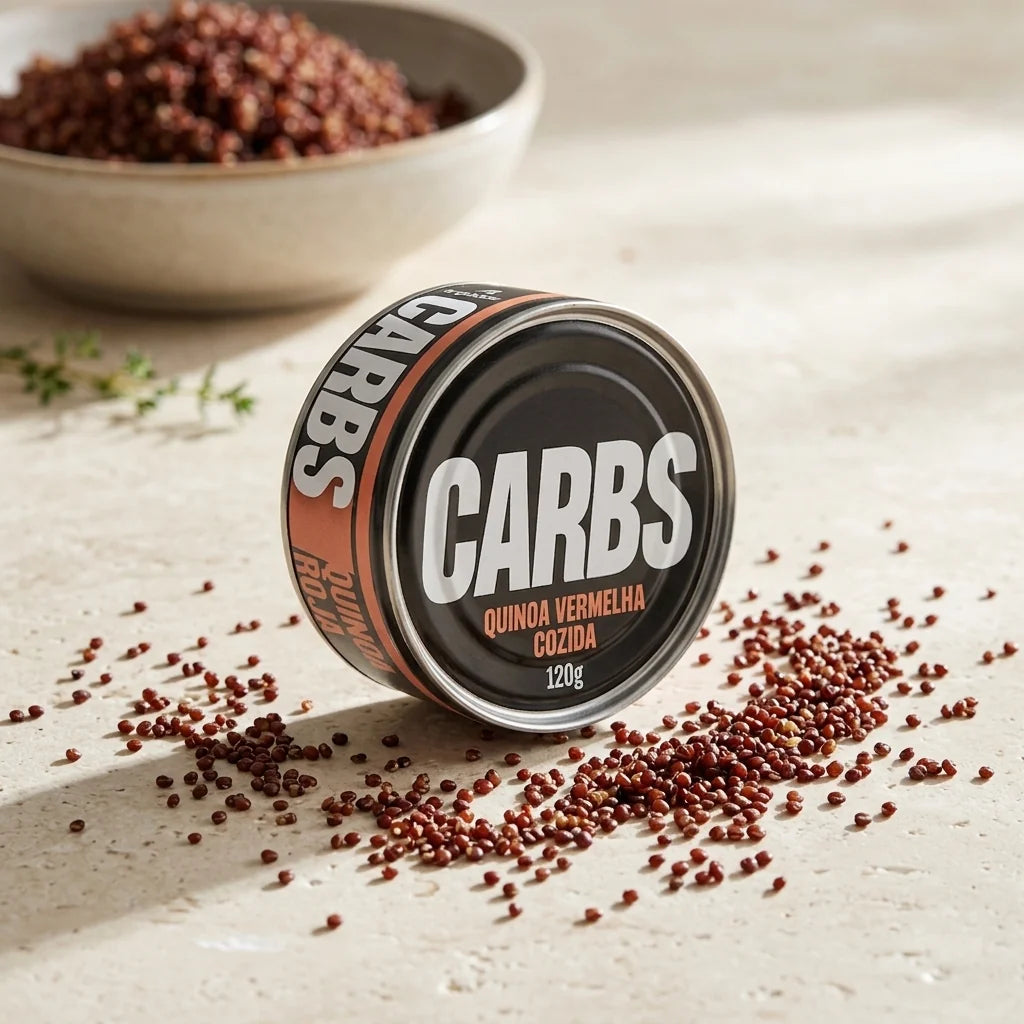 Quinoa Vermelha Cozida 120g