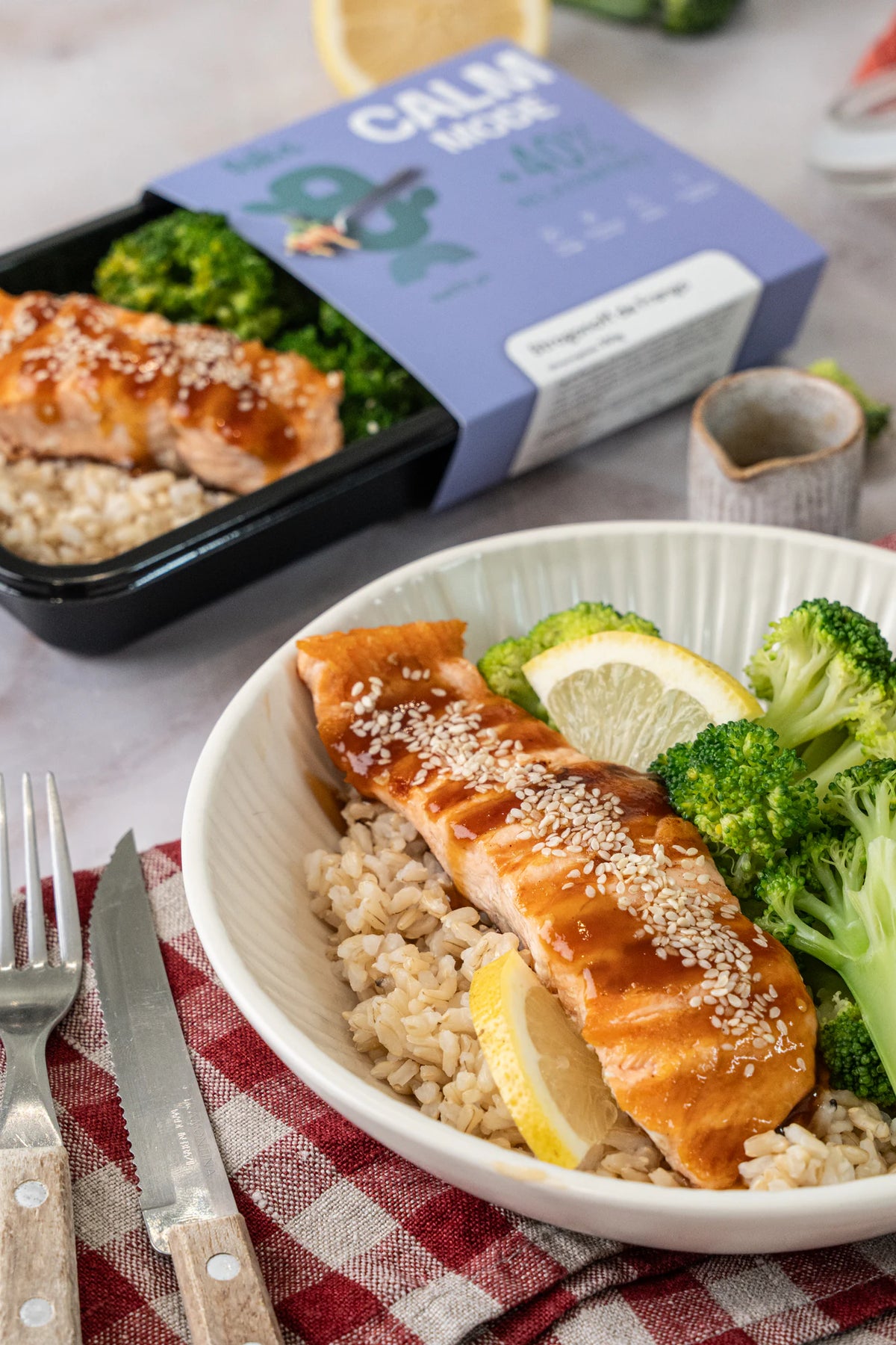 Salmão Teriyaki