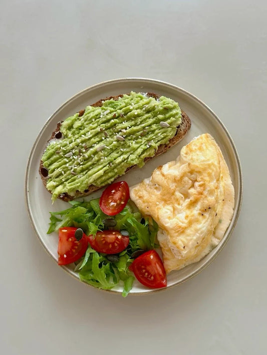 Pequeno almoço com estrutura alimentar