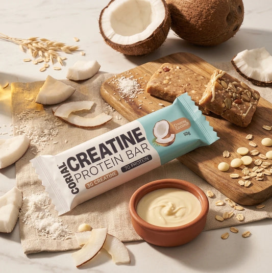 Barra Creatina – Creamy Coconut