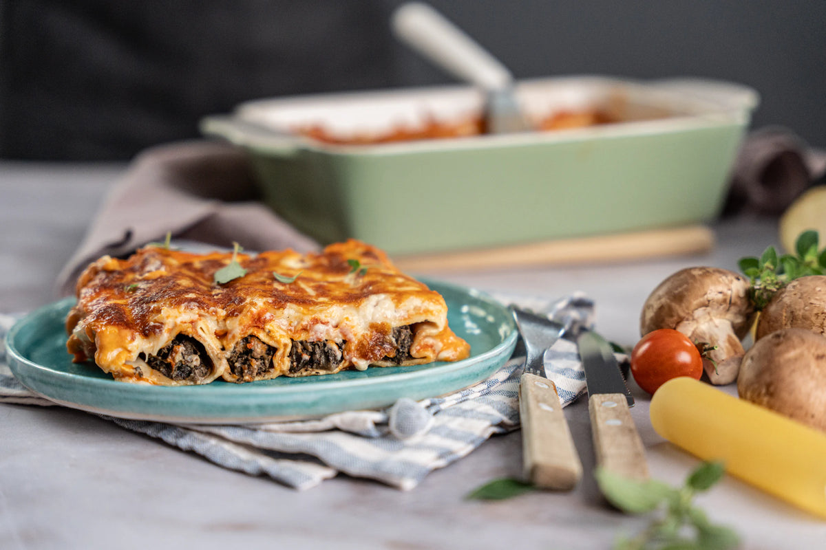 Canelones de Cogumelos