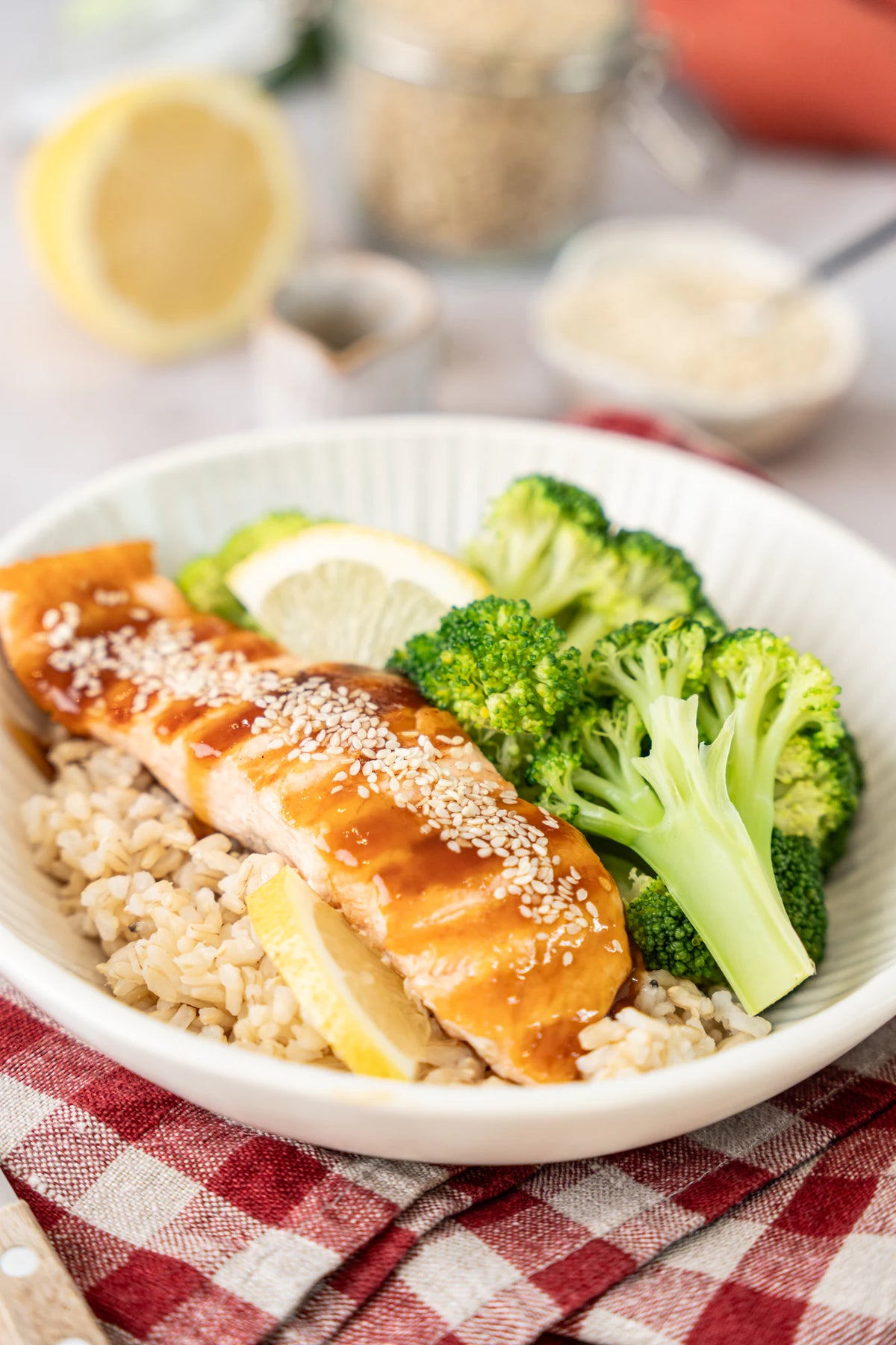Salmão Teriyaki
