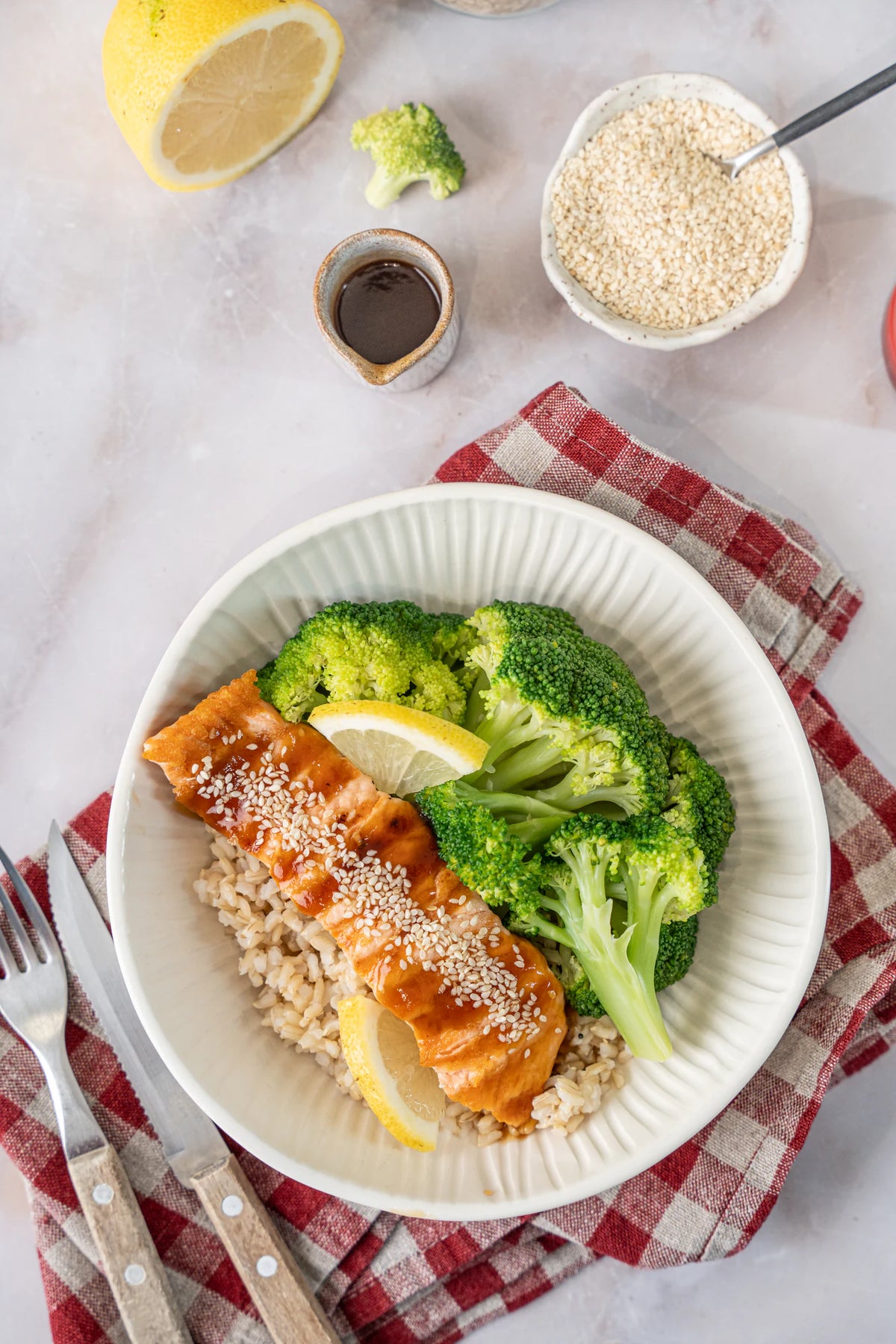 Salmão Teriyaki