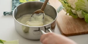 pure cremoso de couve flor