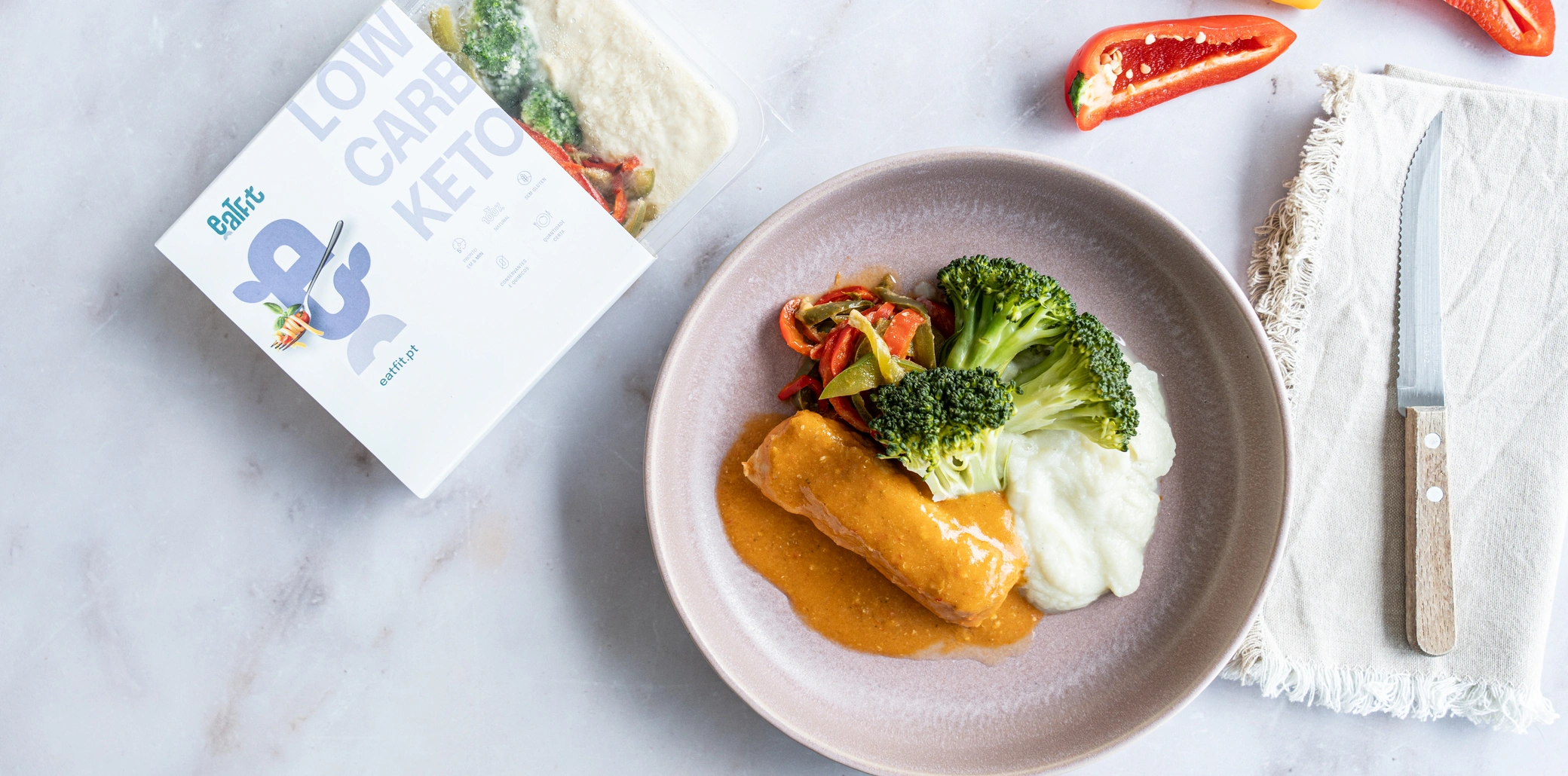 refeição pronta a comer moqueca á brasileira