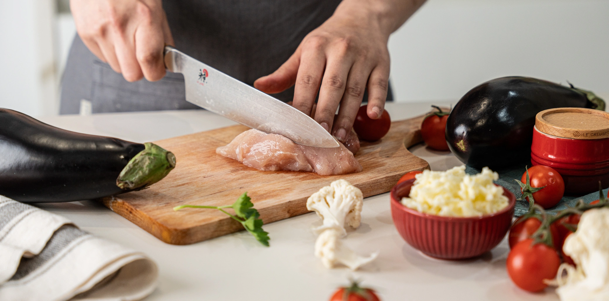 ingredientes frescos e naturais para preparação de refeições saudáveis