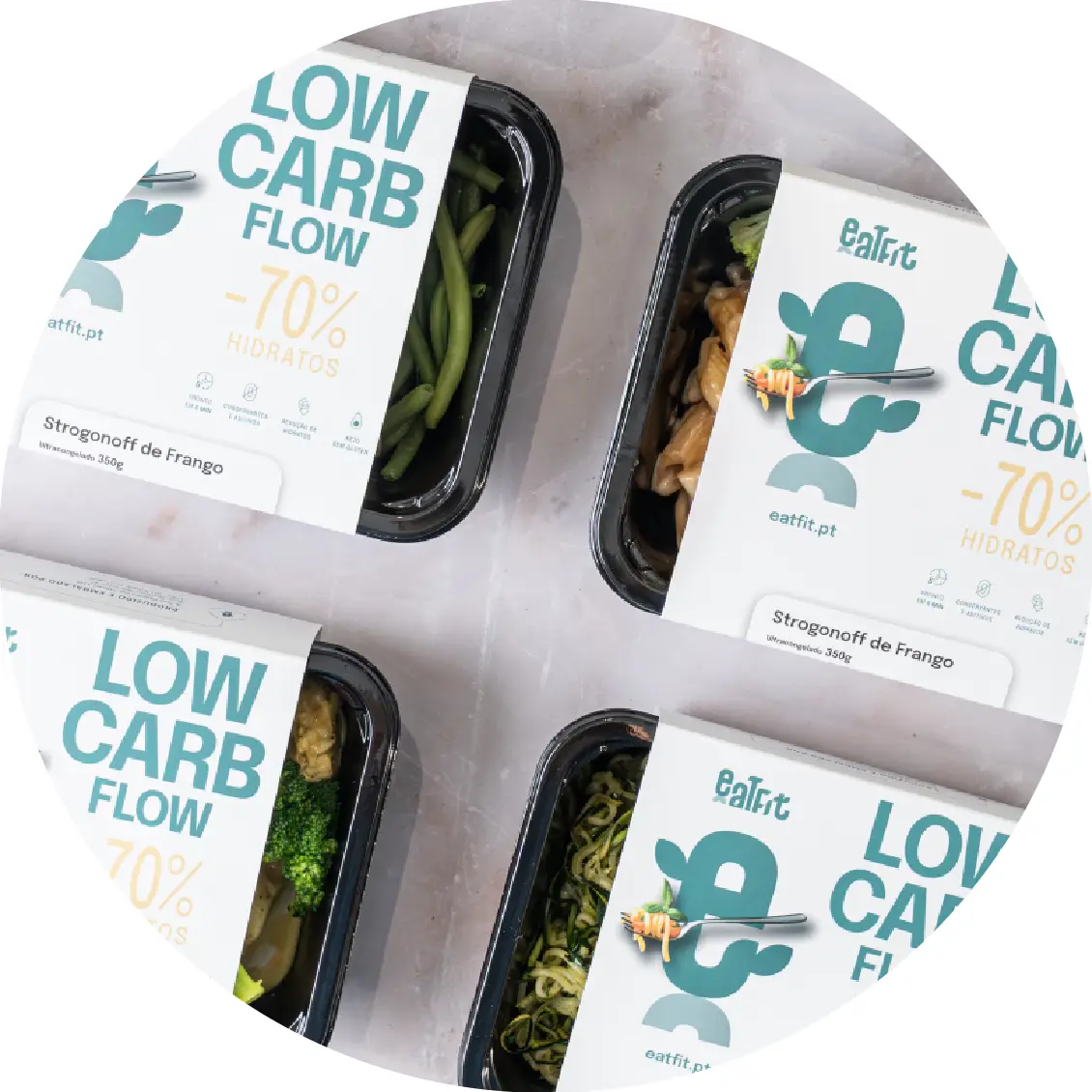 Pack Low Carb, refeições sem hidratos, marmitas low carb
