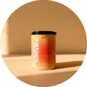 Morning Sunchine Cacao: Cacau funcional com cogumelos adaptogénicos, sem cafeína.